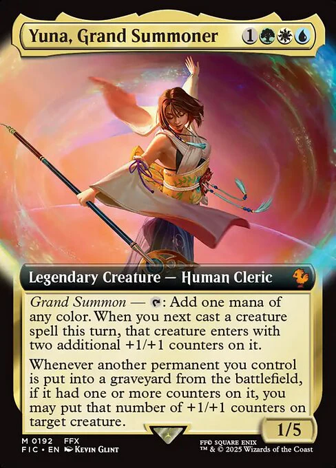 Yuna, Grand Summoner (Extended Art) - Commander: FINAL FANTASY - M - 192