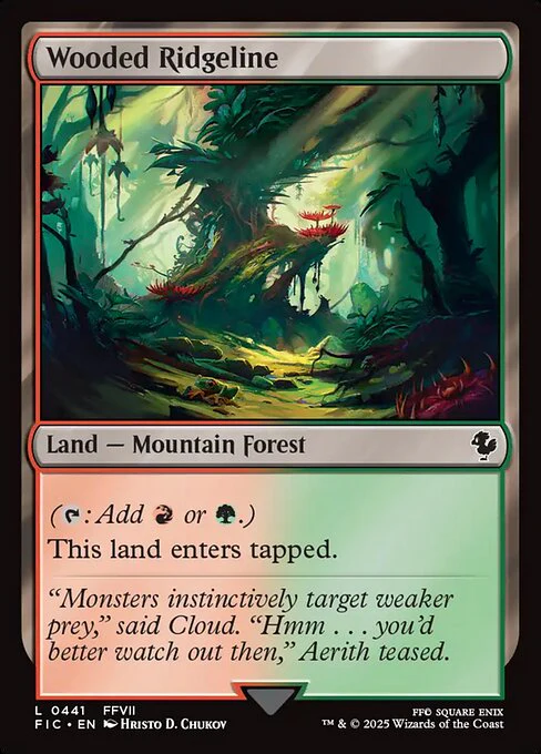 Wooded Ridgeline - Commander: FINAL FANTASY - L - 441