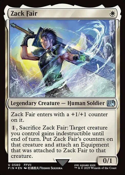 Zack Fair (Surge Foil) - FINAL FANTASY - U - 580