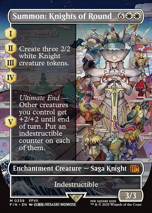 Summon: Knights of Round (Borderless) - FINAL FANTASY - M - 359
