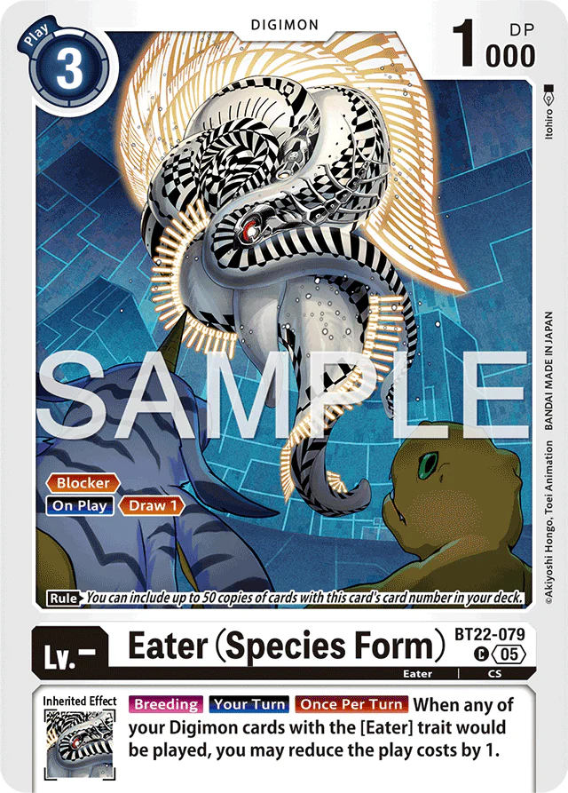 Eater (Species Form) - Cyber Eden - Common - BT22-079 C