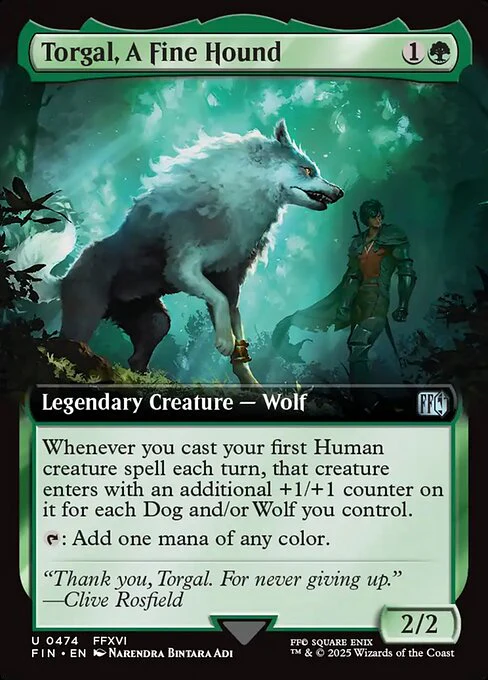 Torgal, A Fine Hound (Extended Art) - FINAL FANTASY - U - 474