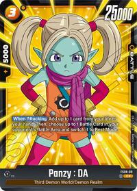 Panzy : DA (Bonus Pack Alternate Art) - Starter Deck 8: Vegeta (Mini) Super Saiyan 3 - Common - FS08-09