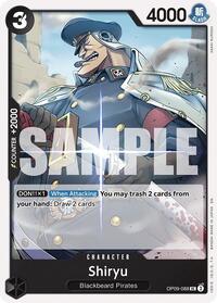 Shiryu (Reprint) - Starter Deck 27: BLACK Marshall.D.Teach - UC - OP09-088