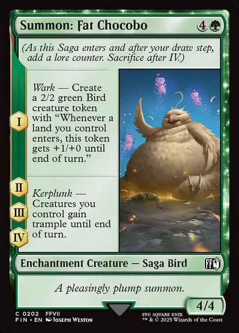 Summon: Fat Chocobo - FINAL FANTASY - C - 202