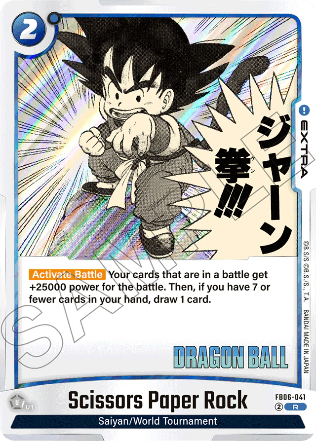 Scissors Paper Rock - Manga Booster 01 - Rare - FB06-041