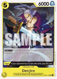 Denjiro (Reprint) - Starter Deck 28: GREEN/YELLOW Yamato - UC - OP06-109