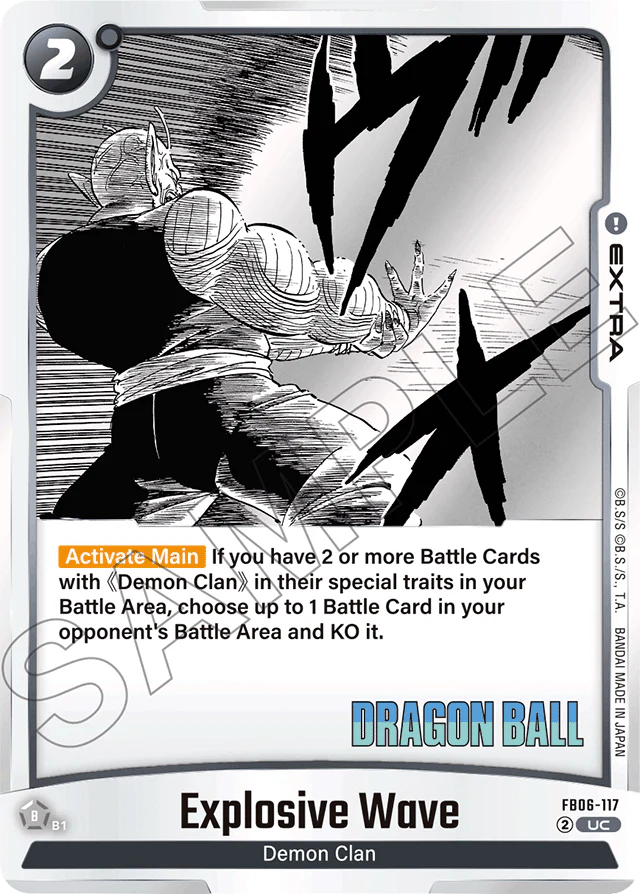 Explosive Wave - Manga Booster 01 - Uncommon - FB06-117