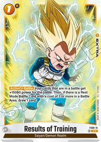 Results of Training (Bonus Pack Alternate Art) - Starter Deck 8: Vegeta (Mini) Super Saiyan 3 - Common - FS08-15