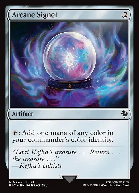 Arcane Signet (0332) (Surge Foil) - Commander: FINAL FANTASY - C - 332