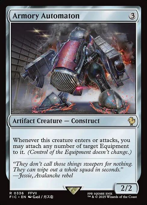 Armory Automaton (Surge Foil) - Commander: FINAL FANTASY - R - 336