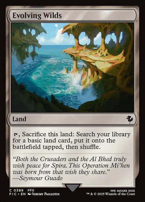 Evolving Wilds (Surge Foil) - Commander: FINAL FANTASY - C - 389