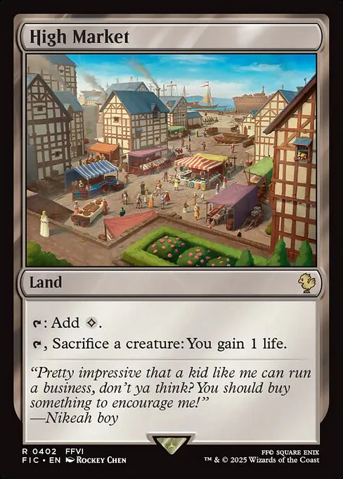 High Market (Surge Foil) - Commander: FINAL FANTASY - R - 402