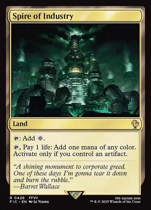 Spire of Industry (Surge Foil) - Commander: FINAL FANTASY - R - 426