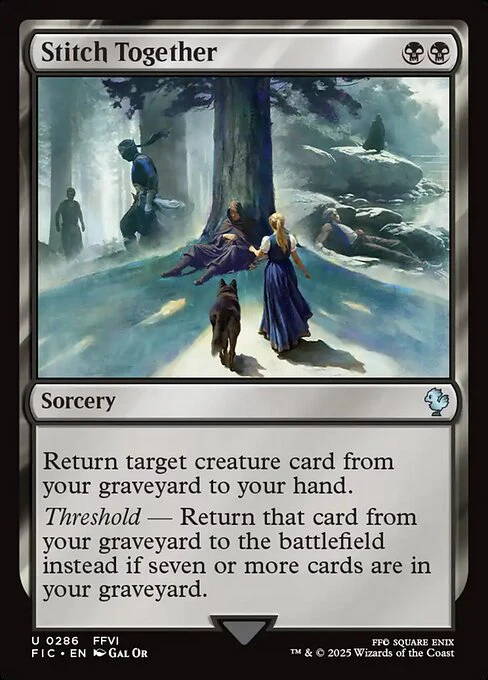 Stitch Together (Surge Foil) - Commander: FINAL FANTASY - U - 286