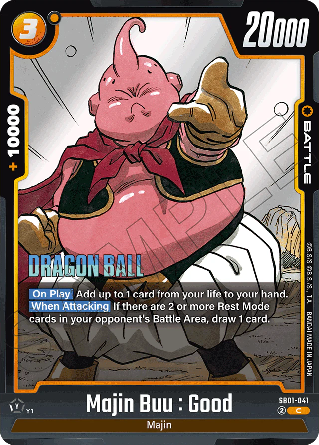 Majin Buu : Good - SB01-041 - Manga Booster 01 - Common - SB01-041