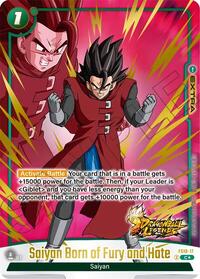 Saiyan Born of Fury and Hate (Bonus Pack Alternate Art) - Starter Deck 10: Giblet - Common - FS10-17