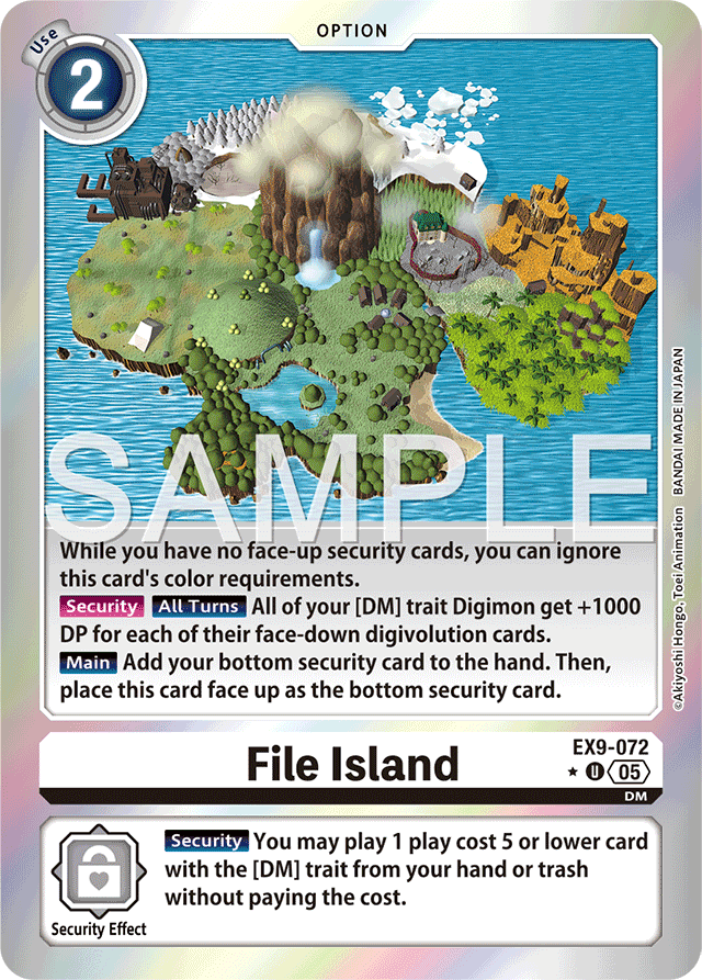File Island (Limited Foil) - Versus Monsters - Uncommon - EX9-072 U