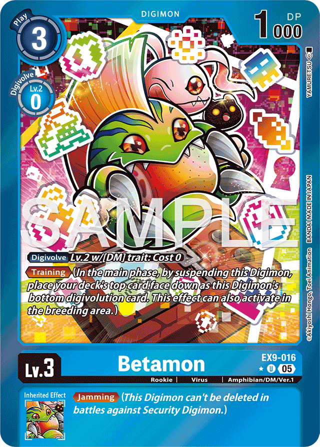 Betamon (Limited Foil) - Versus Monsters - Uncommon - EX9-016 U