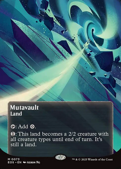 Mutavault (0073) (Borderless) - Edge of Eternities: Stellar Sights - M - 73
