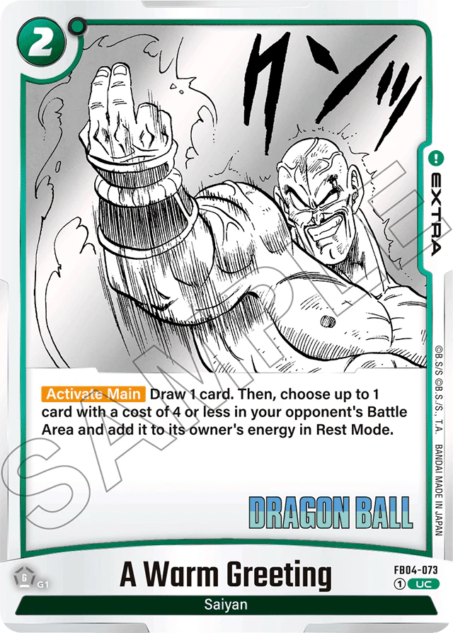 A Warm Greeting - Manga Booster 01 - Uncommon - FB04-073