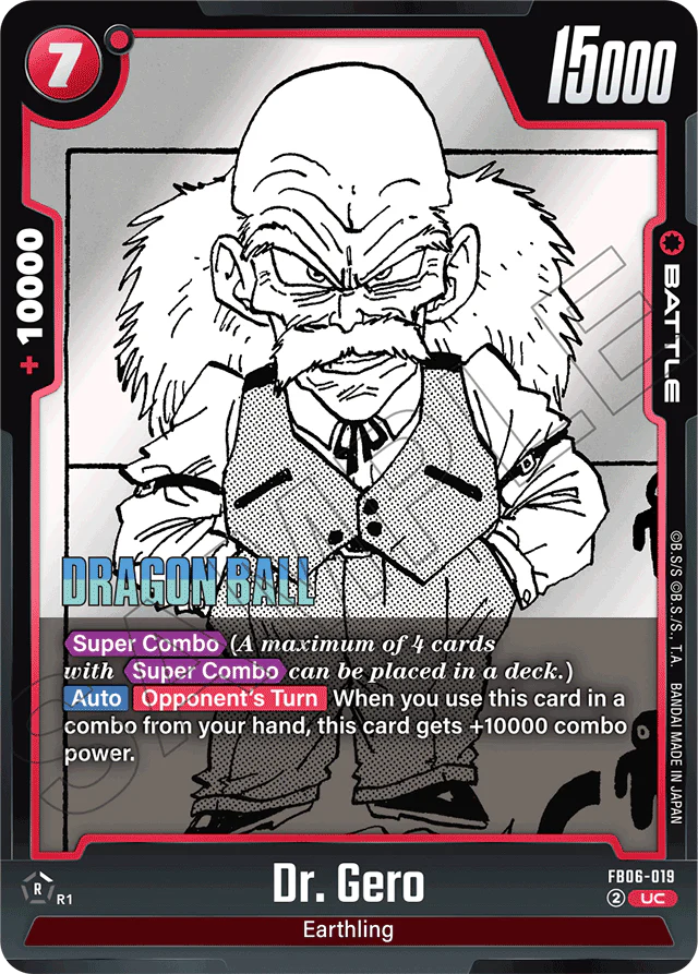 Dr. Gero - Manga Booster 01 - Uncommon - FB06-019