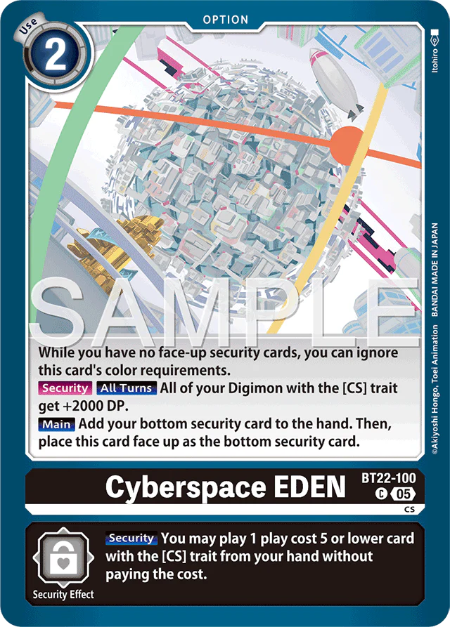 Cyberspace EDEN - Cyber Eden - Common - BT22-100 C