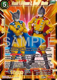 Gamma 1 & Gamma 2, Heroes' Mission (Reprint) - Expansion Deck Box Set 25: Premium Anniversary Box 2025 - Super Rare - BT22-021
