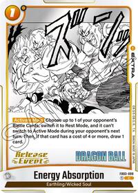 Energy Absorption - Manga Booster 01 Release Event Cards - Common - FB03-099