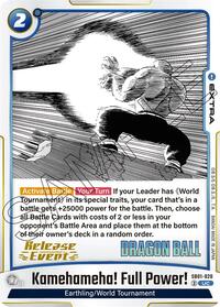 Kamehameha! Full Power! - Manga Booster 01 Release Event Cards - Uncommon - SB01-020