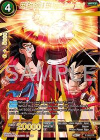 SS4 Son Goku & SS4 Vegeta, Combo Attack (Premium Anniversary Box 2025) - Promotion Cards - Promo - P-585