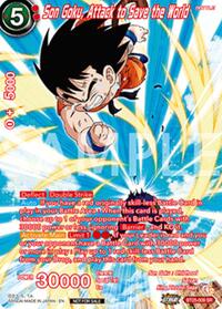Son Goku, Attack to Save the World (Premium Alt-Art Set 2025 Vol.2) - Promotion Cards - Super Rare - BT25-009