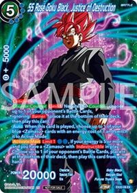 SS Rose Goku Black, Justice of Destruction (Premium Alt-Art Set 2025 Vol.2) - Promotion Cards - Expansion Rare - EX22-08