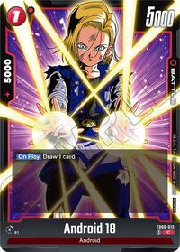 Android 18 (Limited Pack 02) - Tournament and Championship Promos - Common - FB07-013