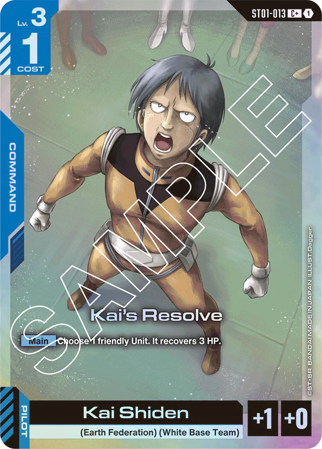Kai's Resolve (C+) - Starter Deck 01: Heroic Beginnings - C+ - ST01-013