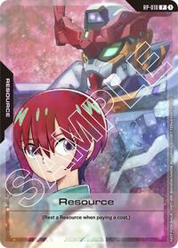 Resource (RP-010) (Mobile Suit Gundam GQuuuuuuX) - Promotional Resource Tokens - Promo - RP-010