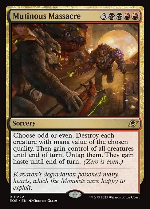 Mutinous Massacre - Edge of Eternities - R - 222