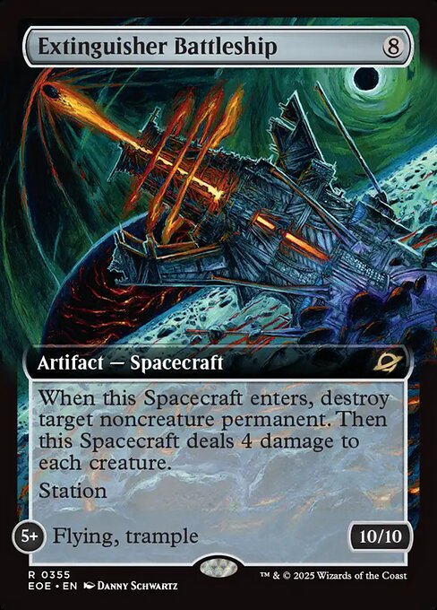 Extinguisher Battleship (Extended Art) - Edge of Eternities - R - 355