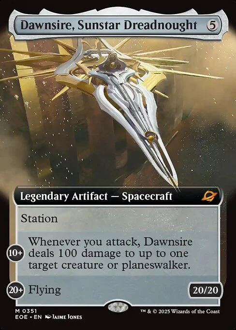 Dawnsire, Sunstar Dreadnought (Extended Art) - Edge of Eternities - M - 351