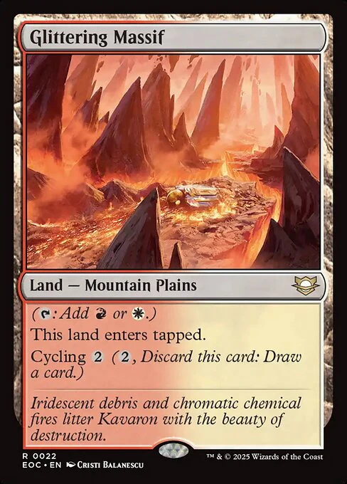 Glittering Massif - Commander: Edge of Eternities - R - 22