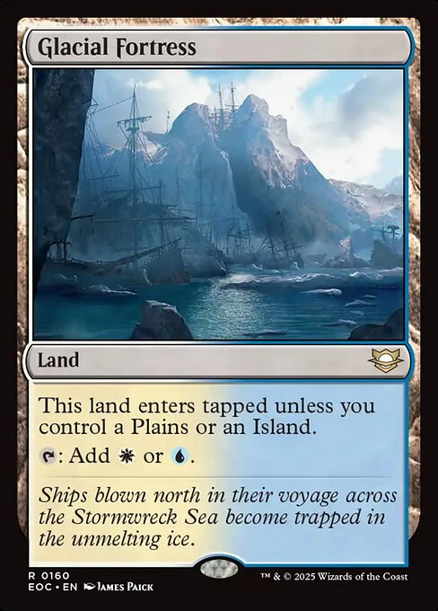Glacial Fortress - Commander: Edge of Eternities - R - 160