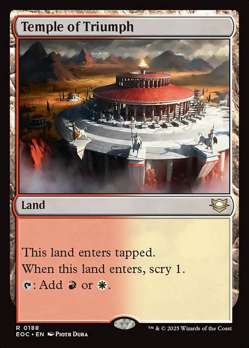 Temple of Triumph - Commander: Edge of Eternities - R - 188