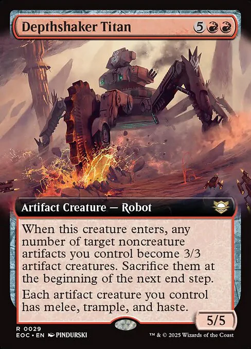 Depthshaker Titan (Extended Art) - Commander: Edge of Eternities - R - 29