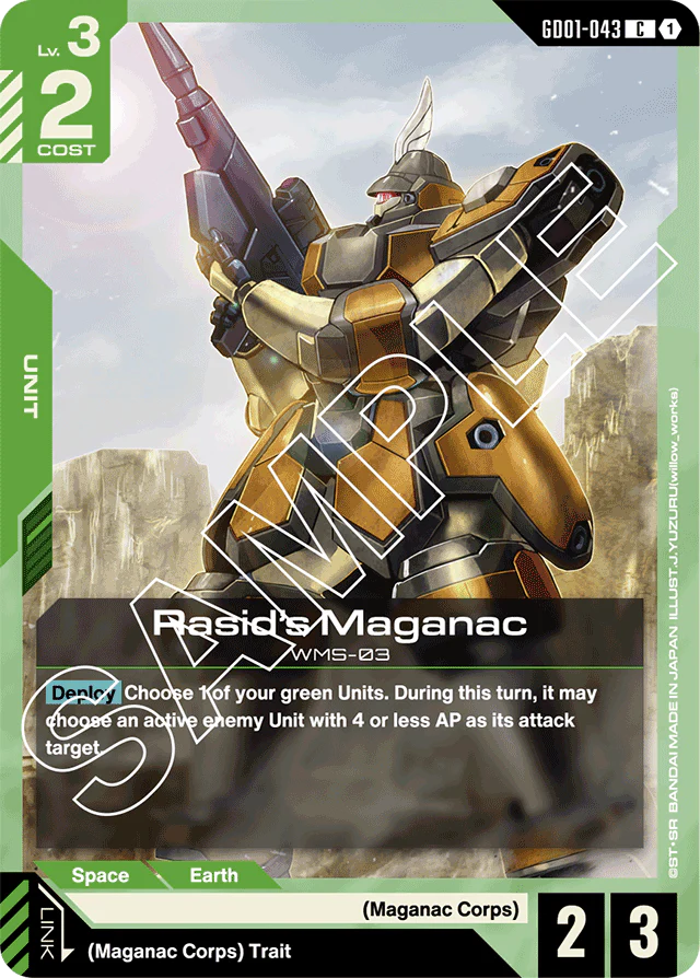 Rasid's Maganac - Newtype Rising - Common - GD01-043