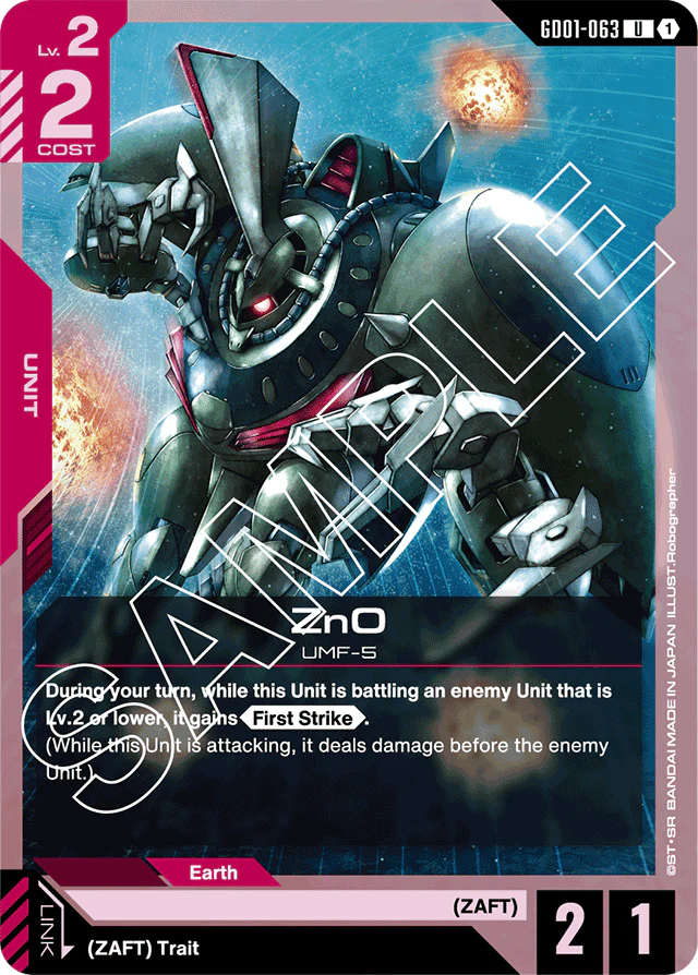 ZnO - Newtype Rising - Uncommon - GD01-063
