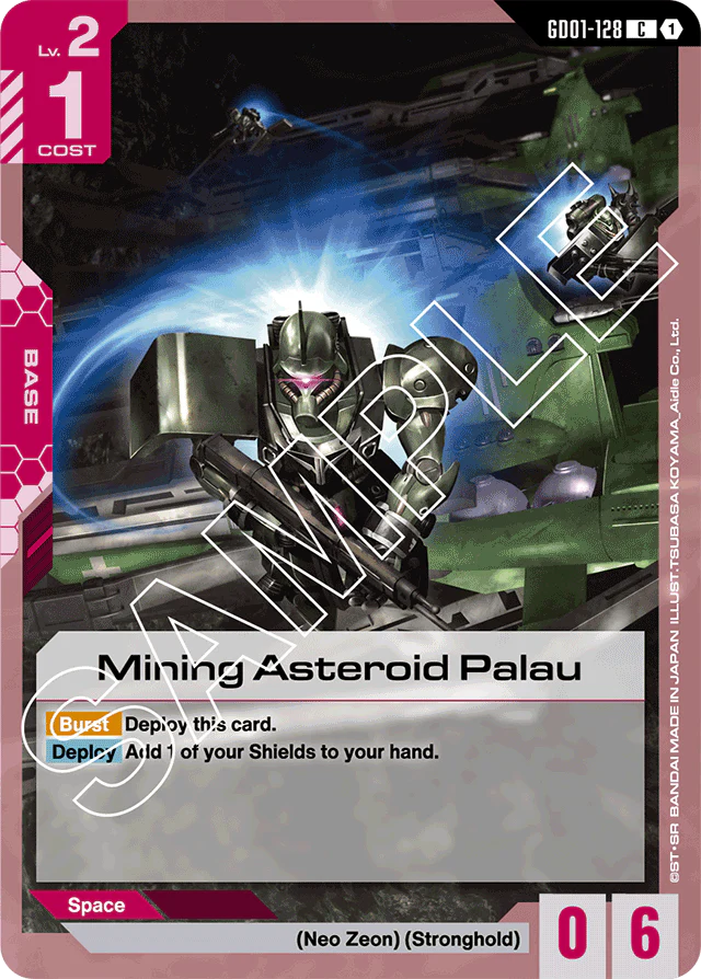 Mining Asteroid Palau - Newtype Rising - Common - GD01-128
