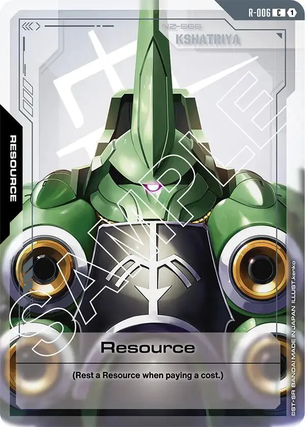 Resource (R-006) - Newtype Rising - Common - R-006