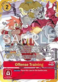 Offense Training (Premium Card Collection -Digimon Training Set-) - Digimon Promotion Cards - Promo - P-103 P
