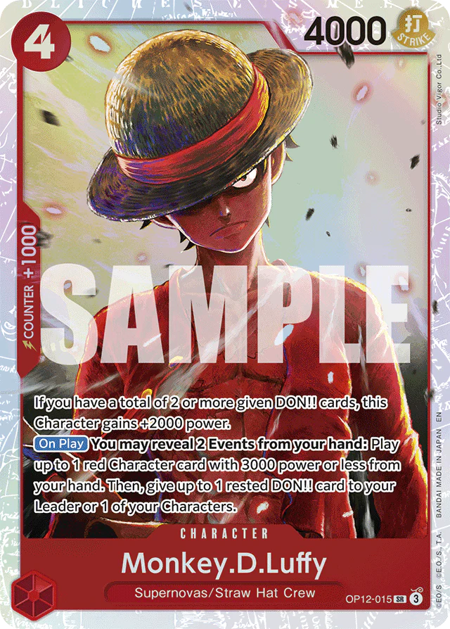 Monkey.D.Luffy - Legacy of the Master - SR - OP12-015