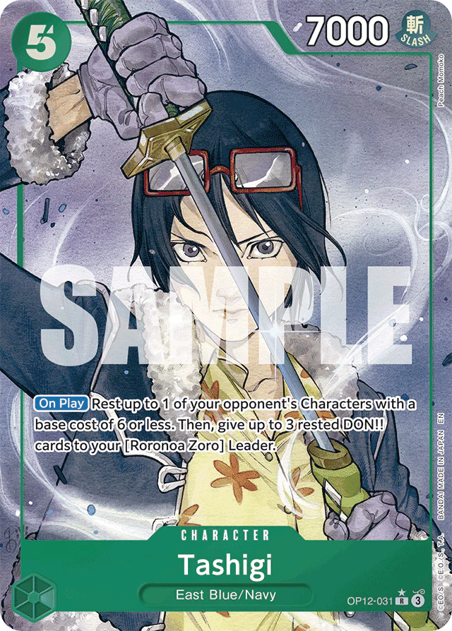 Tashigi (Alternate Art) - Legacy of the Master - R - OP12-031